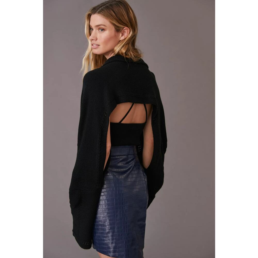 Anthropologie Cropped Collar Shrug - Picture 2 of 4